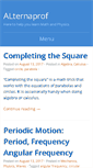 Mobile Screenshot of alternaprof.com