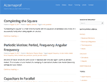 Tablet Screenshot of alternaprof.com